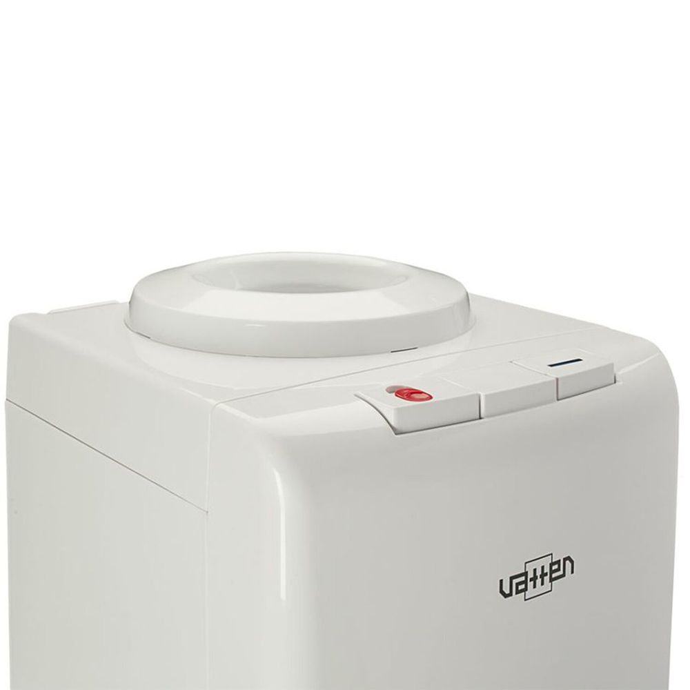 Кулер для воды VATTEN V41WE, напольный, НАГРЕВ/ОХЛАЖДЕНИЕ ЭЛЕКТРОННОЕ, 2 крана, белый