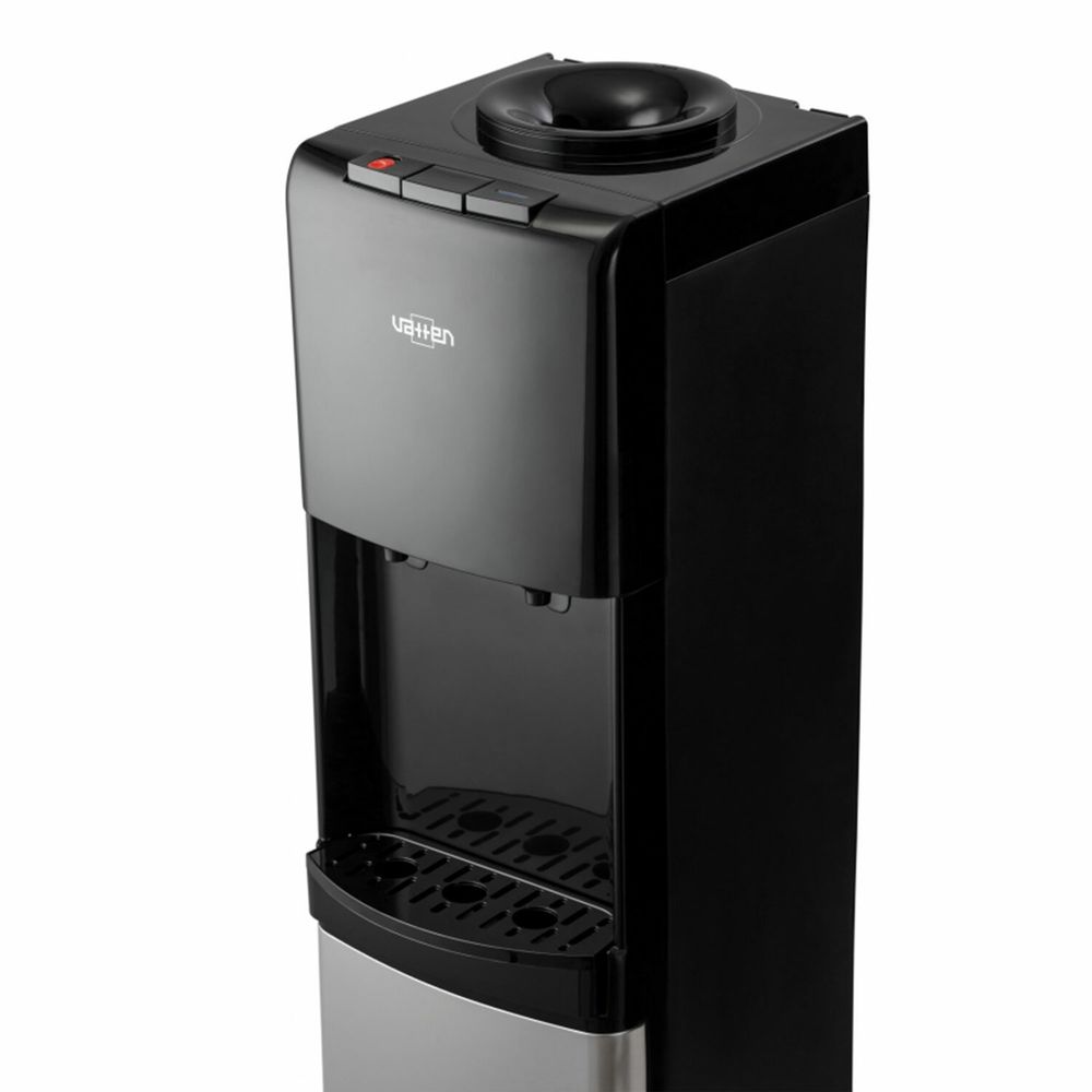 Кулер для воды VATTEN V42NE, напольный, НАГРЕВ/ОХЛАЖДЕНИЕ ЭЛЕКТРОННОЕ, 2 крана, черный