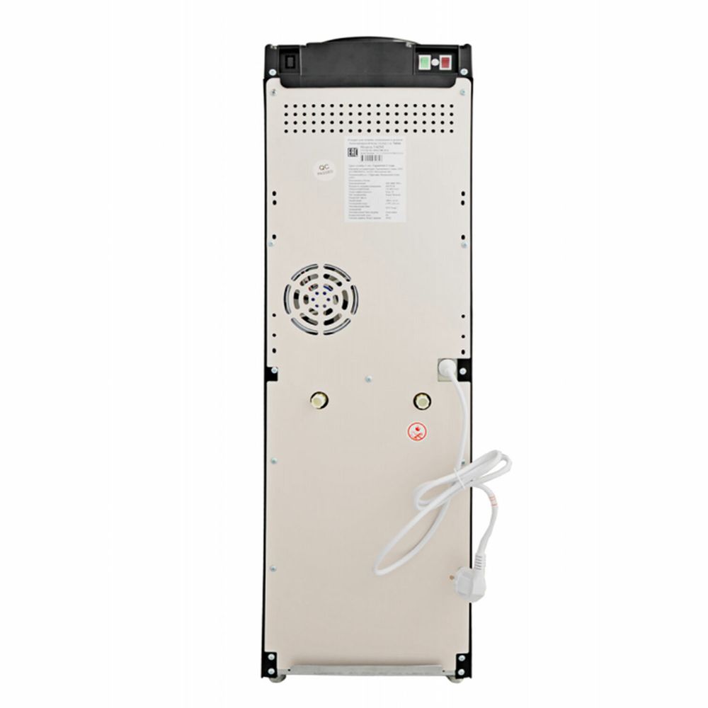 Кулер для воды VATTEN V42NE, напольный, НАГРЕВ/ОХЛАЖДЕНИЕ ЭЛЕКТРОННОЕ, 2 крана, черный