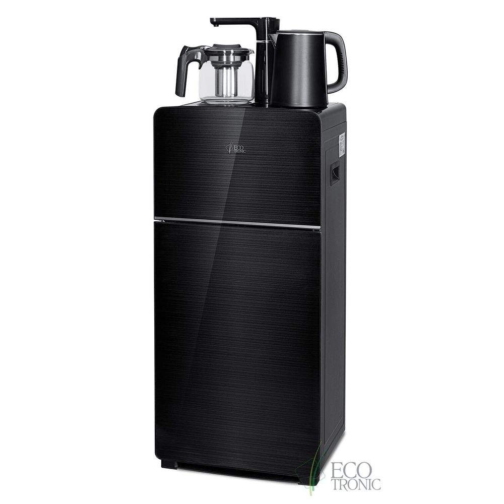 Кулер для воды с чайником ECOTRONIC TB18-LE Tea Bar, напольный, ОХЛАЖДЕНИЕ ЭЛЕКТРОННОЕ, шкаф, 1 кран