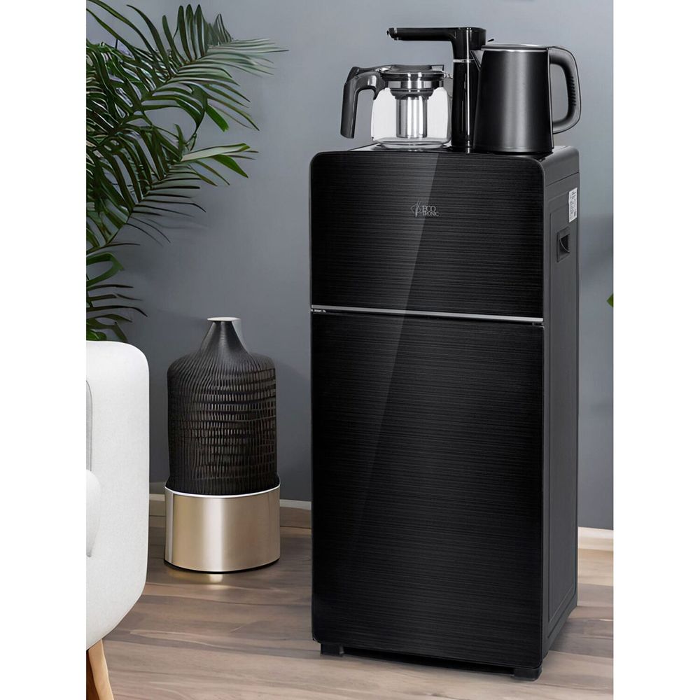 Кулер для воды с чайником ECOTRONIC TB18-LE Tea Bar, напольный, ОХЛАЖДЕНИЕ ЭЛЕКТРОННОЕ, шкаф, 1 кран