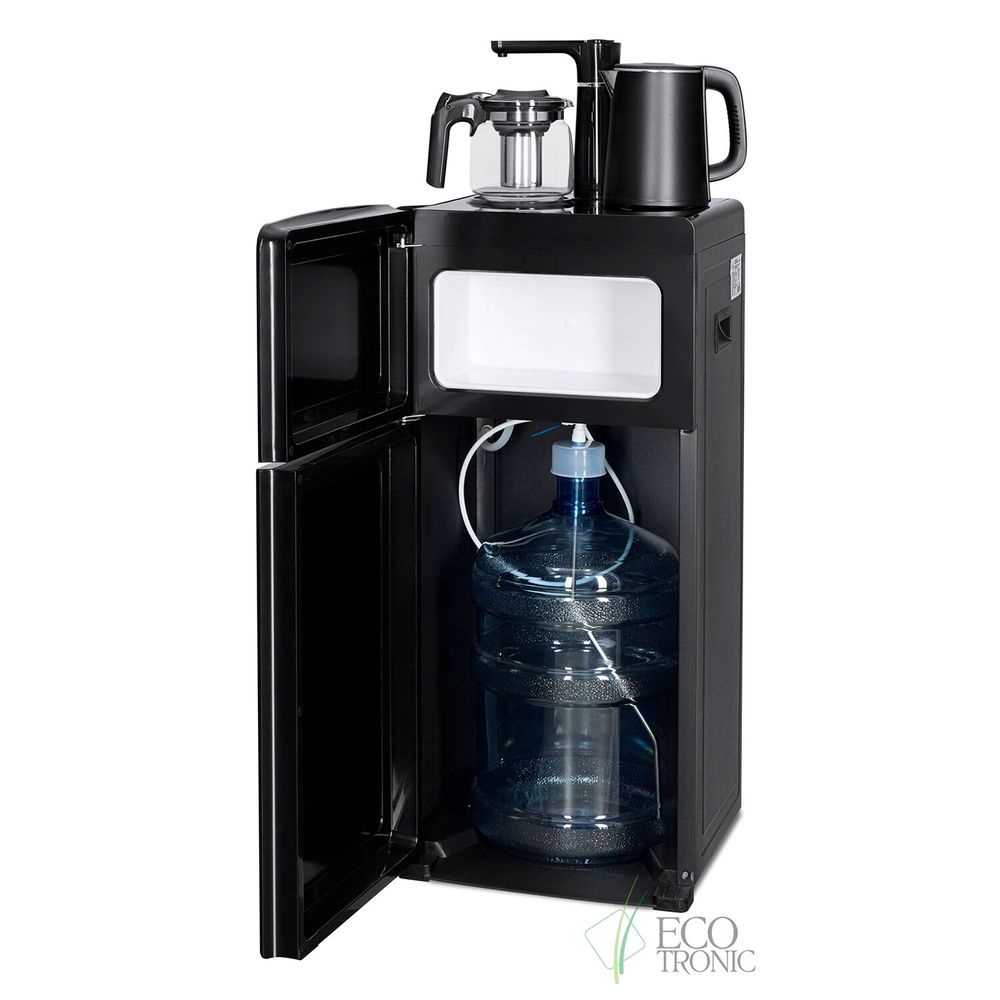Кулер для воды с чайником ECOTRONIC TB18-LE Tea Bar, напольный, ОХЛАЖДЕНИЕ ЭЛЕКТРОННОЕ, шкаф, 1 кран