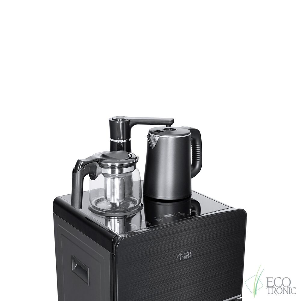 Кулер для воды с чайником ECOTRONIC TB18-LE Tea Bar, напольный, ОХЛАЖДЕНИЕ ЭЛЕКТРОННОЕ, шкаф, 1 кран