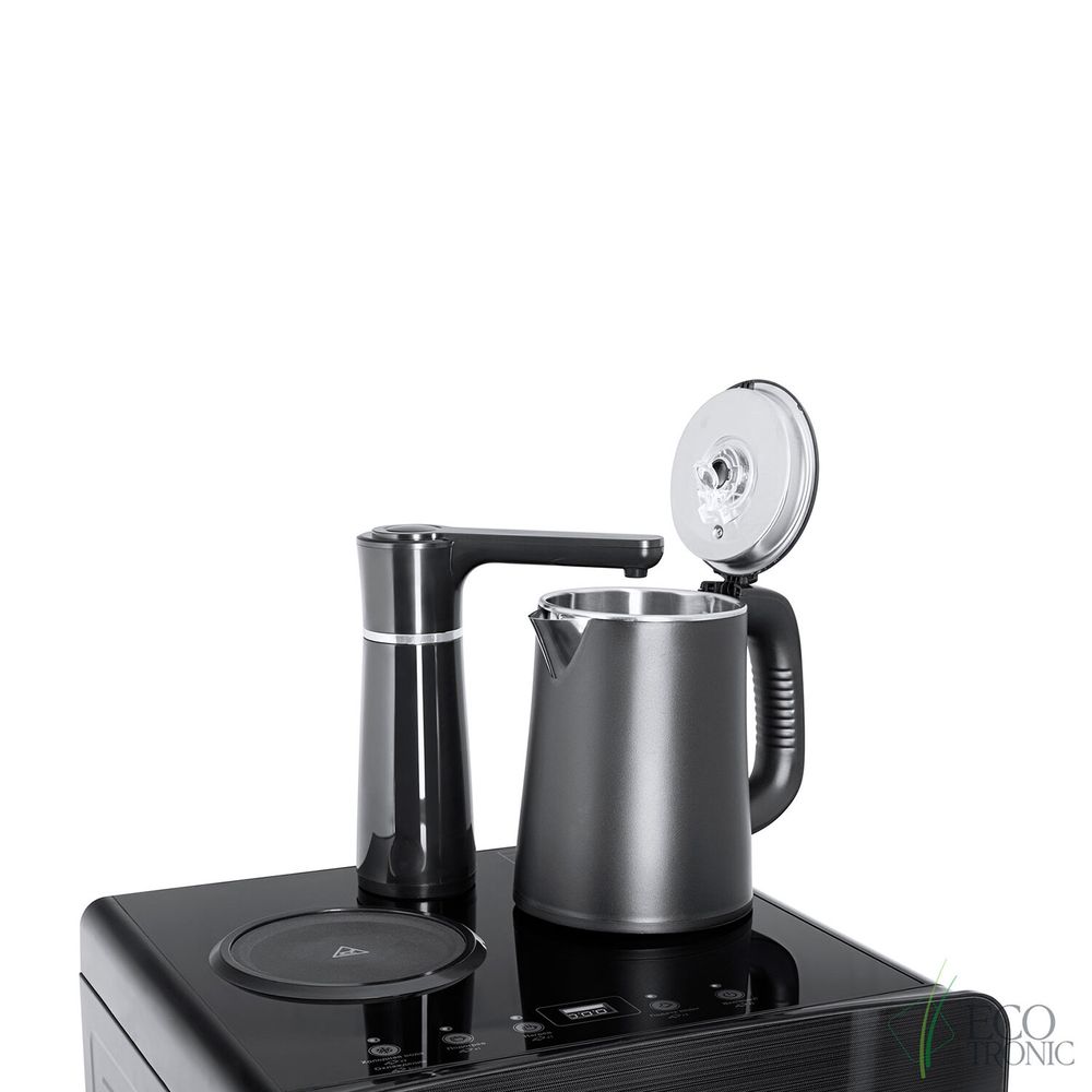 Кулер для воды с чайником ECOTRONIC TB18-LE Tea Bar, напольный, ОХЛАЖДЕНИЕ ЭЛЕКТРОННОЕ, шкаф, 1 кран