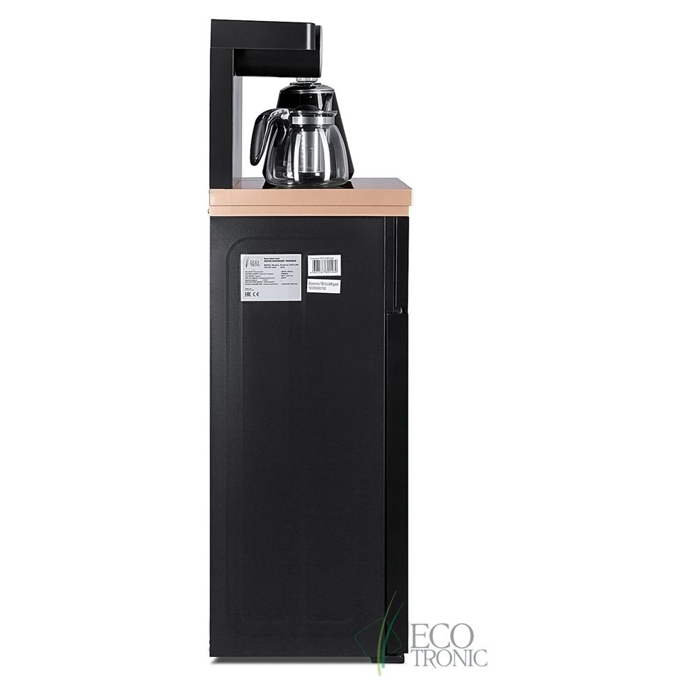Кулер для воды с чайником, БЕЗ ОХЛАЖДЕНИЯ, ECOTRONIC TB12-LNR Tea Bar, напольный, шкаф, 2 крана