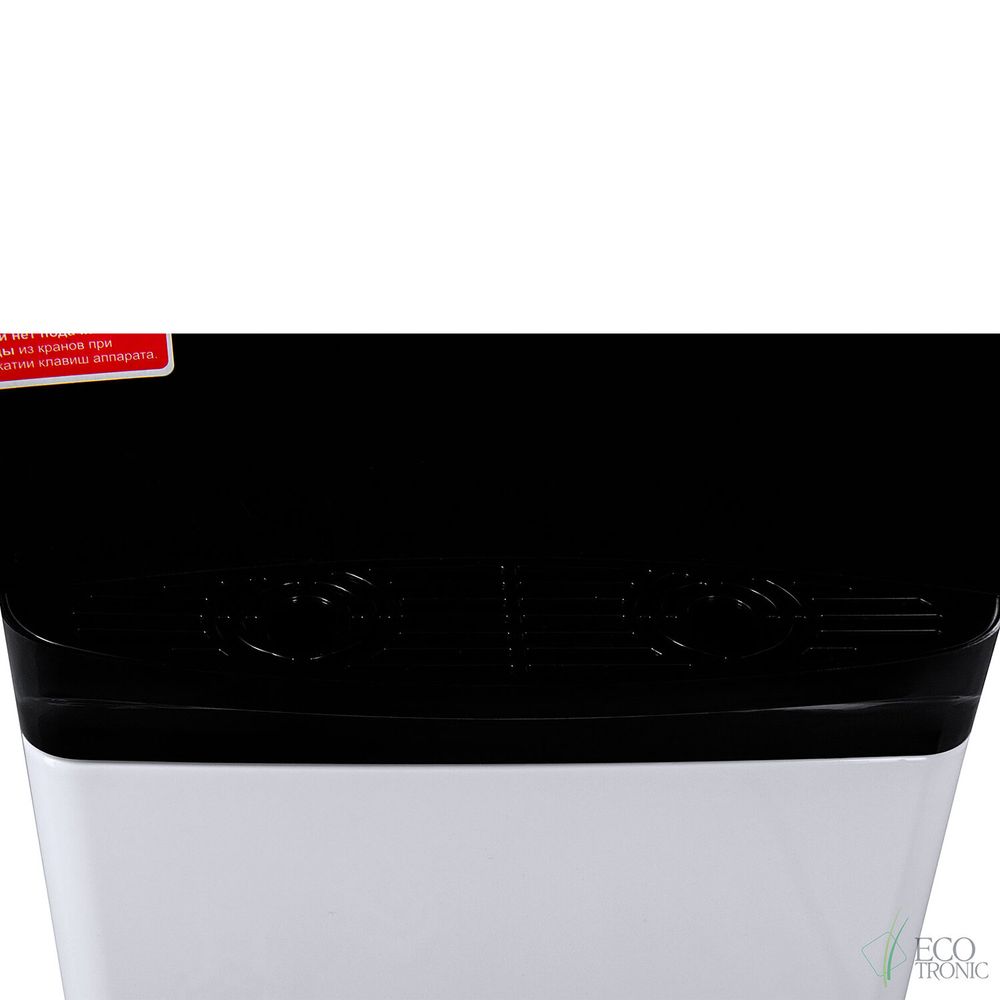 Кулер-водонагреватель БЕЗ ОХЛАЖДЕНИЯ ECOTRONIC J1-LCN XS, напольный, шкаф, 2 крана, белый