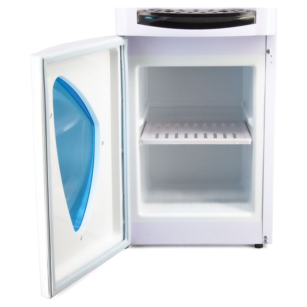 Кулер-водонагреватель БЕЗ ОХЛАЖДЕНИЯ, AQUA WORK 0.7-LKR, напольный, шкаф, 2 крана, белый