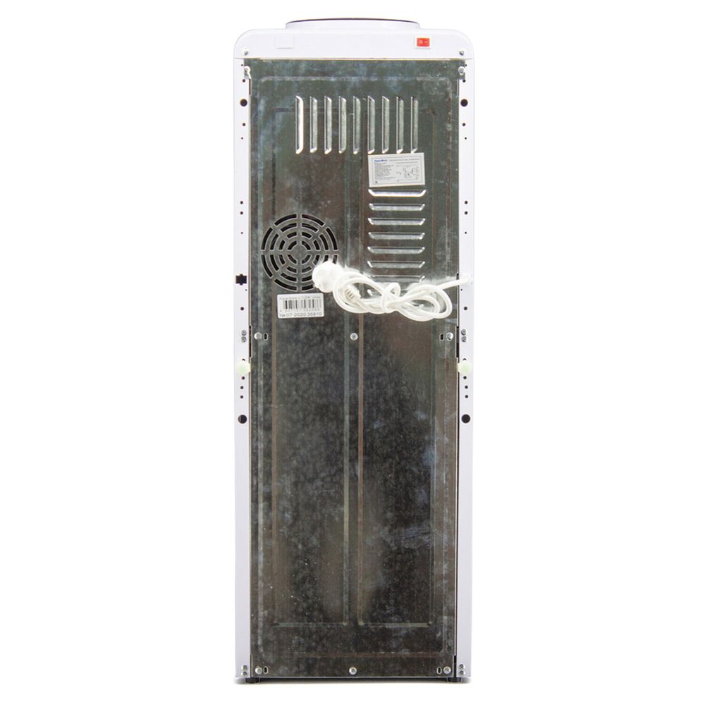 Кулер-водонагреватель БЕЗ ОХЛАЖДЕНИЯ, AQUA WORK 0.7-LKR, напольный, шкаф, 2 крана, белый