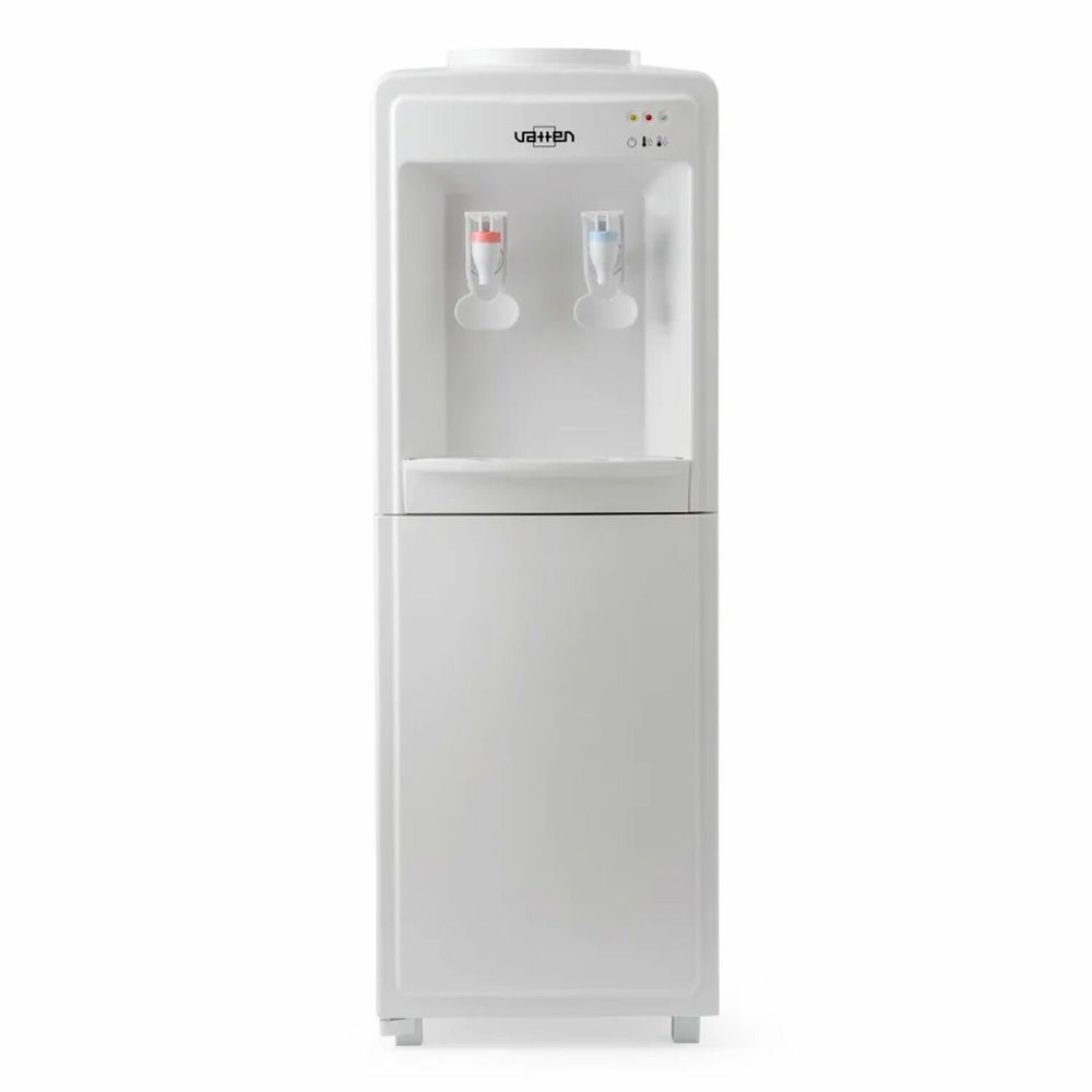 Кулер-водонагреватель БЕЗ ОХЛАЖДЕНИЯ, VATTEN V09WF, напольный, шкаф, 2 крана, белый