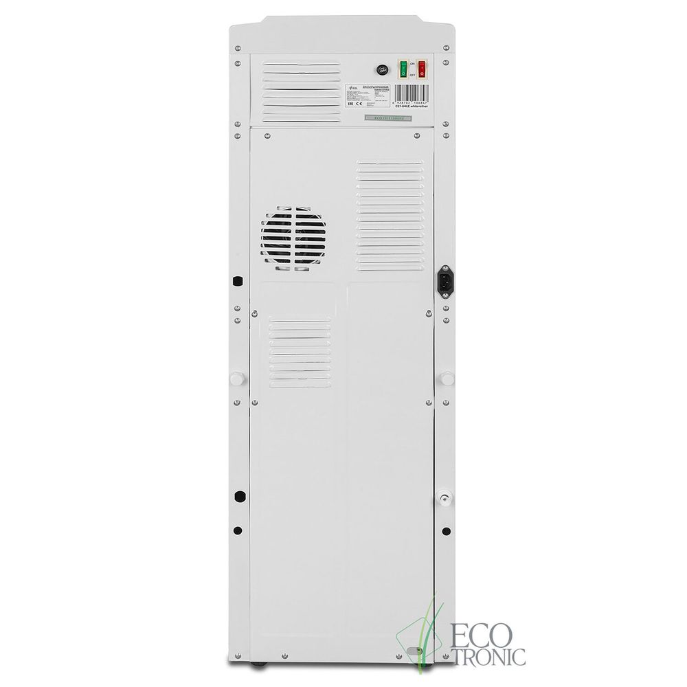 Пурифайер для воды ECOTRONIC C21-U4LE, напольный, НАГРЕВ/ОХЛАЖДЕНИЕ ЭЛЕКТРОННОЕ, 2 крана, белый