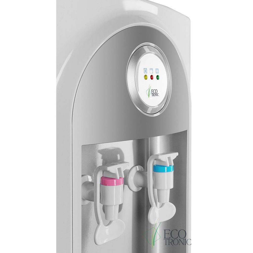 Пурифайер для воды ECOTRONIC C21-U4LE, напольный, НАГРЕВ/ОХЛАЖДЕНИЕ ЭЛЕКТРОННОЕ, 2 крана, белый