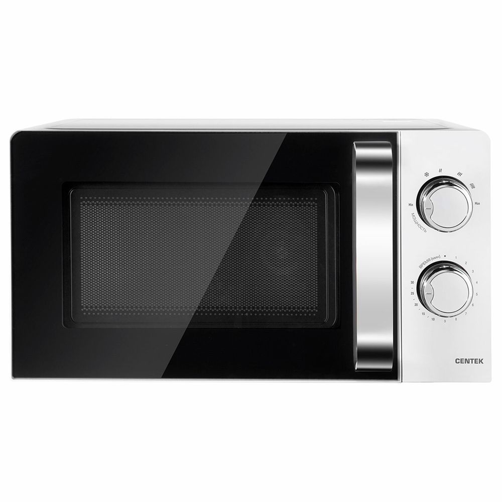 Микроволновая печь CENTEK CT-1575, объем 20 л, мощность 700 Вт, механическое управление, белая