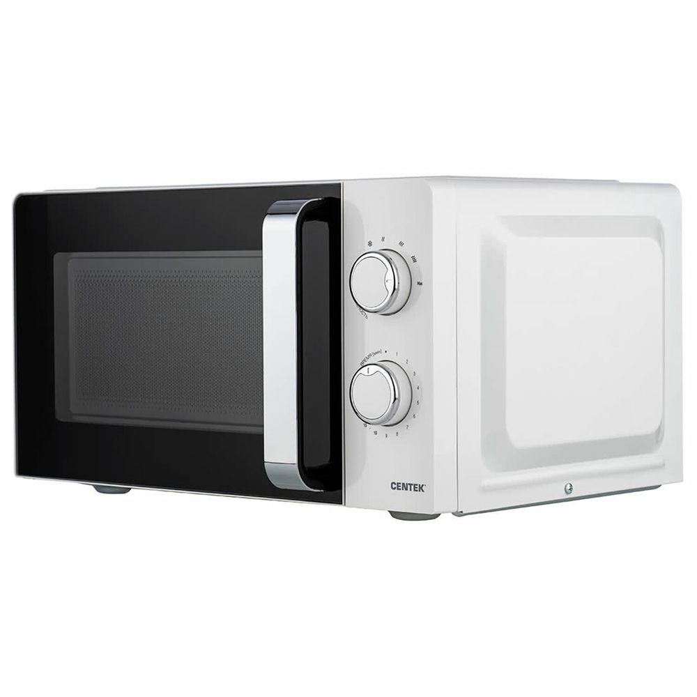Микроволновая печь CENTEK CT-1575, объем 20 л, мощность 700 Вт, механическое управление, белая