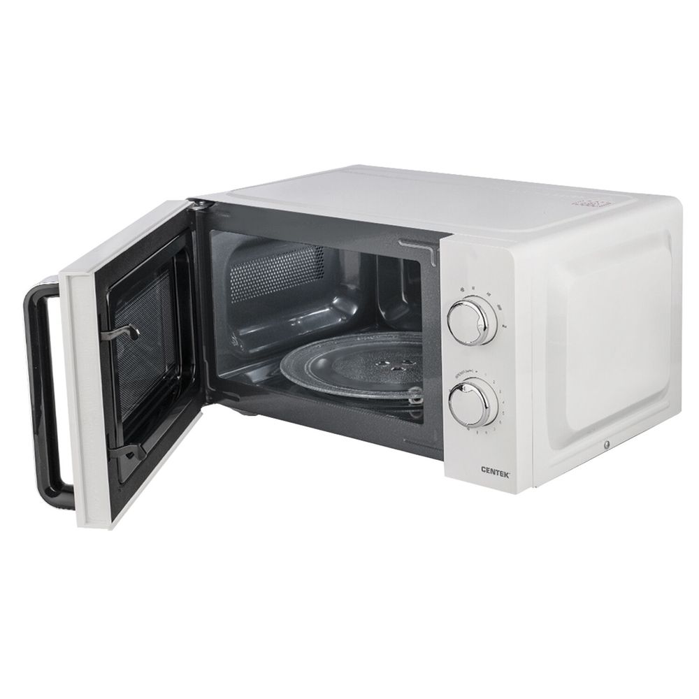 Микроволновая печь CENTEK CT-1575, объем 20 л, мощность 700 Вт, механическое управление, белая