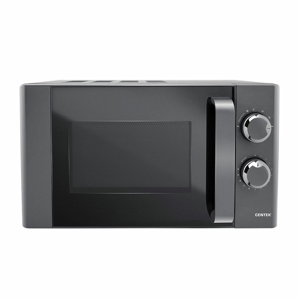 Микроволновая печь CENTEK CT-1583, объем 20 л, мощность 700 Вт, механическое управление, черная