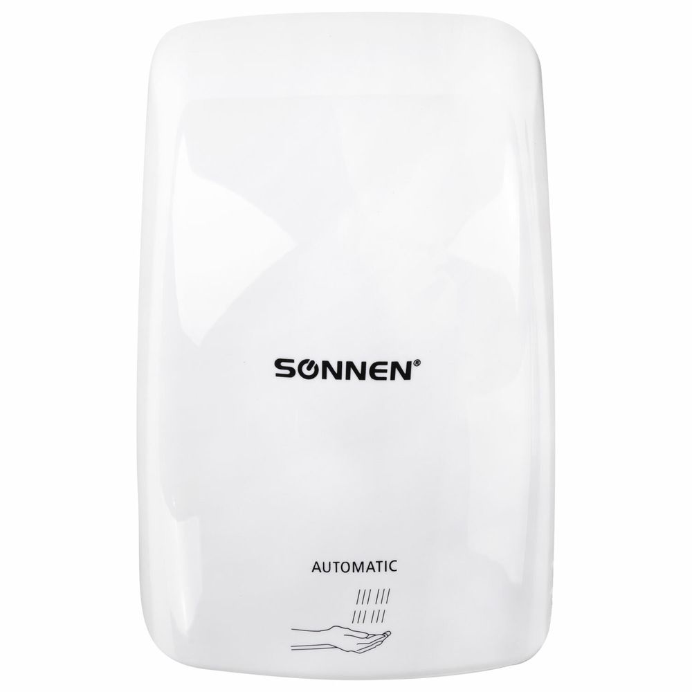 Сушилка ВЫСОКОСКОРОСТНАЯ для рук SONNEN HD-FL-2009, 1200 Вт, пластиковый корпус, белая