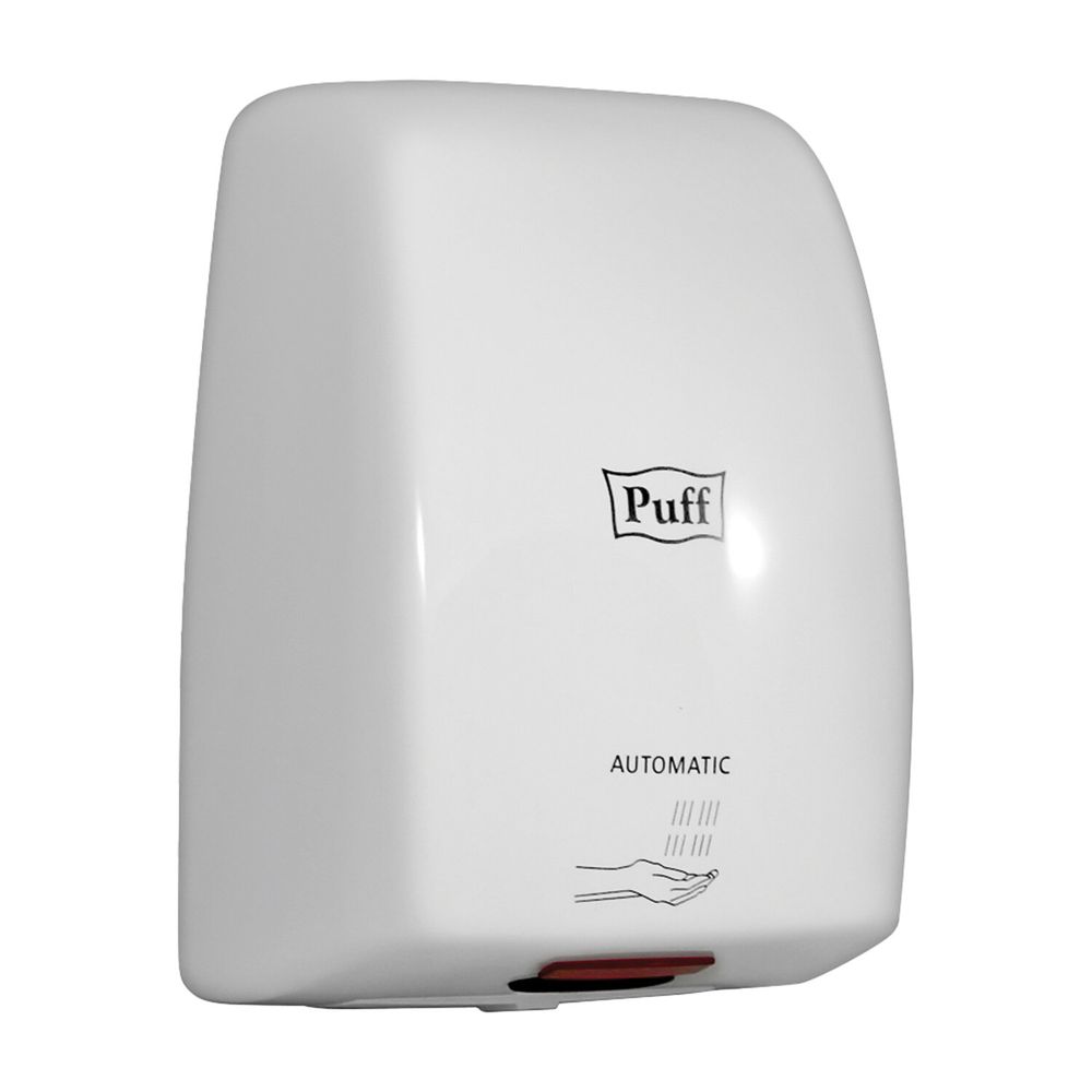 Сушилка для рук PUFF-8815, 1000 Вт, пластик, белая