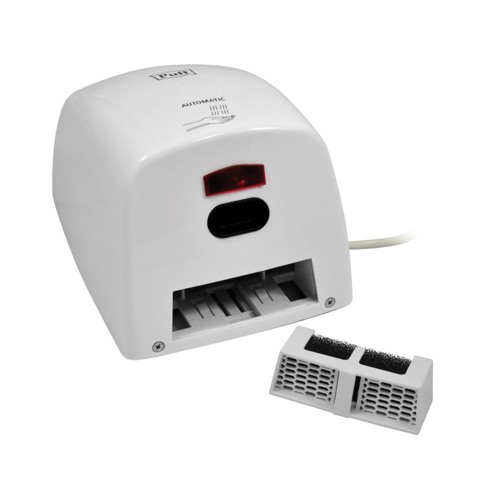 Сушилка для рук PUFF-8815, 1000 Вт, пластик, белая