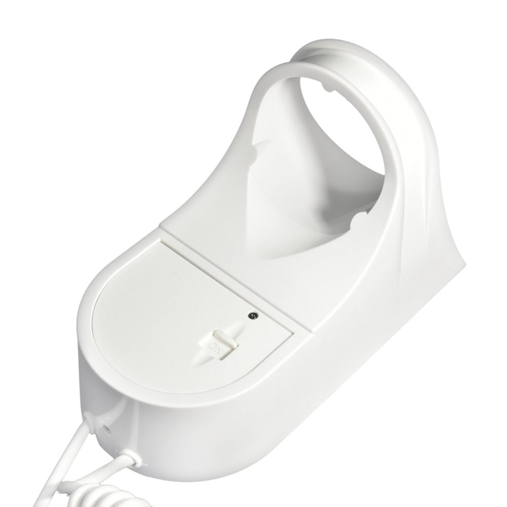 Фен для волос настенный PUFF-1600, 1600 Вт, пластик, 2 скорости, белый