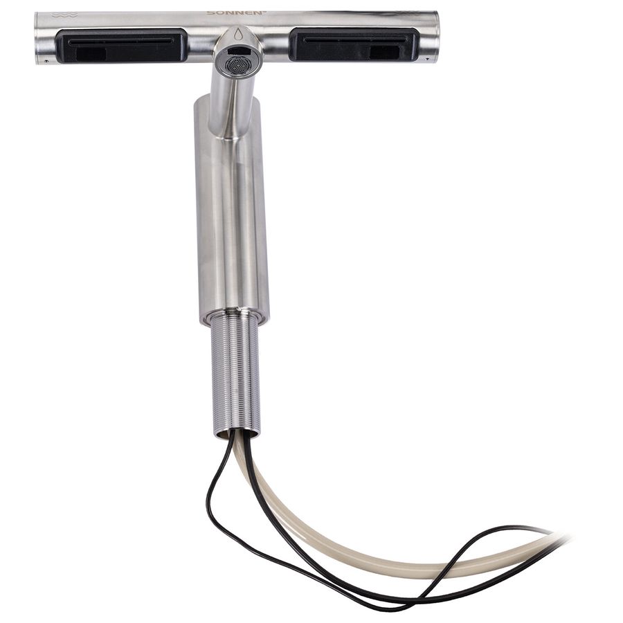 Сушилка для рук, встроенная в смеситель с подачей воды, сенсорная, SONNEN SF1204, 1200 Вт, 95 м/с, IP24, нержавеющая сталь