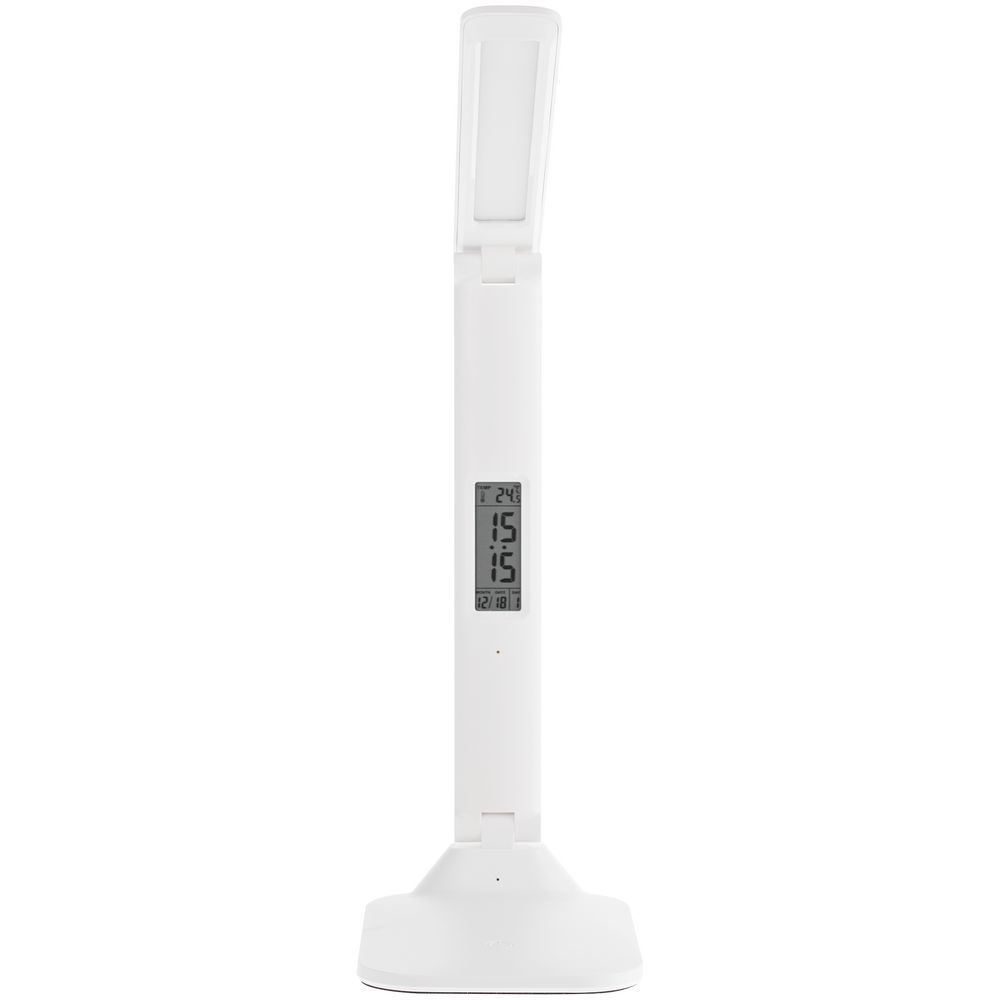 Настольная лампа с часами и календарем Office Torch ver.2 белая