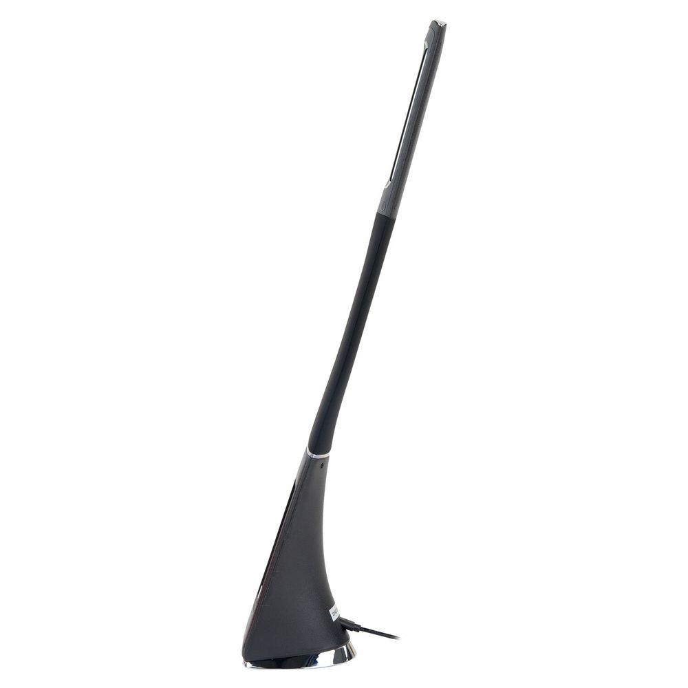 Настольная лампа-светильник SONNEN SM-01B на подставке, LCD-экран, СВЕТОДИОДНАЯ, 5 Вт, черный