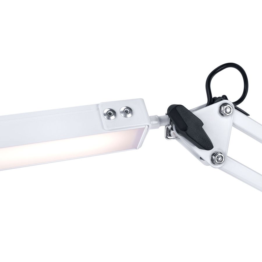 Настольная лампа-светильник SONNEN ST-001, струбцина, LED, 14 Вт, 3 режима цветовой температуры, металлический корпус, 70 см