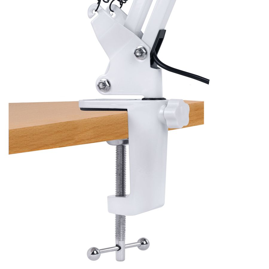 Настольная лампа-светильник SONNEN ST-001, струбцина, LED, 14 Вт, 3 режима цветовой температуры, металлический корпус, 70 см