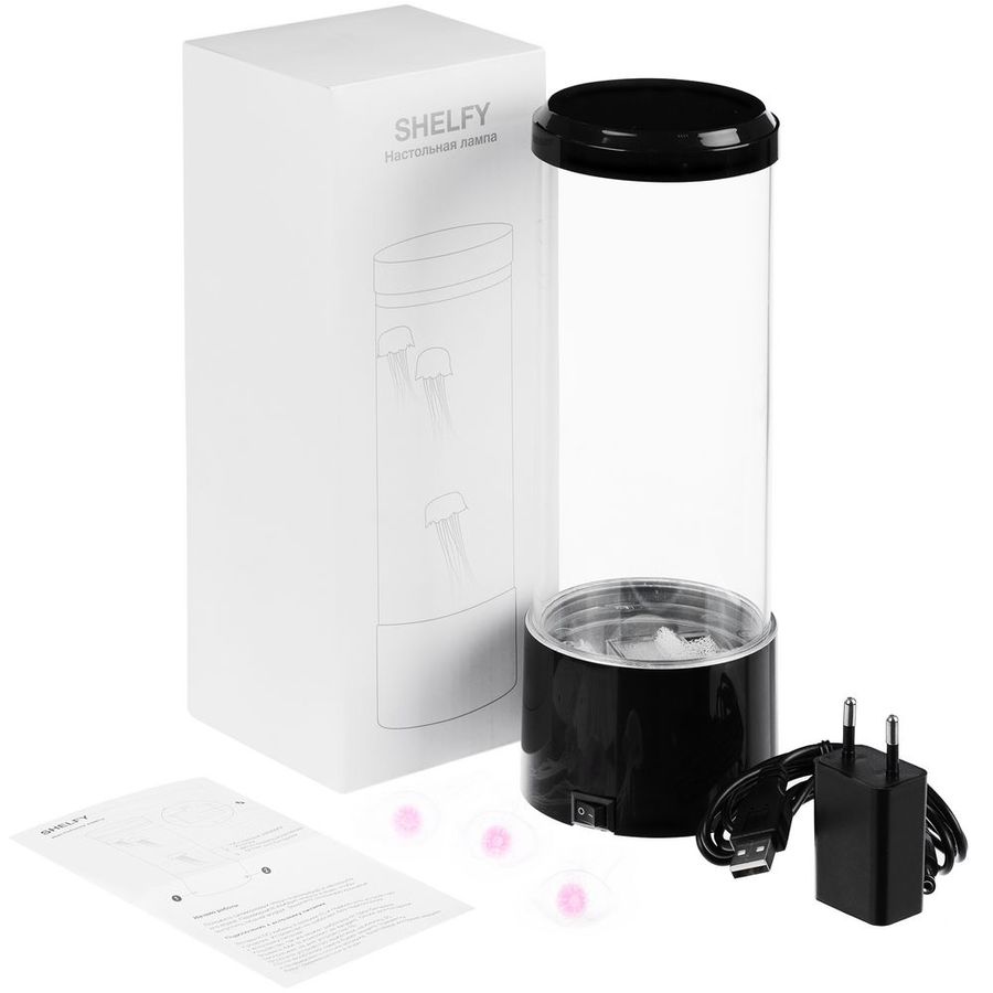 Настольная лампа Shelfy черная