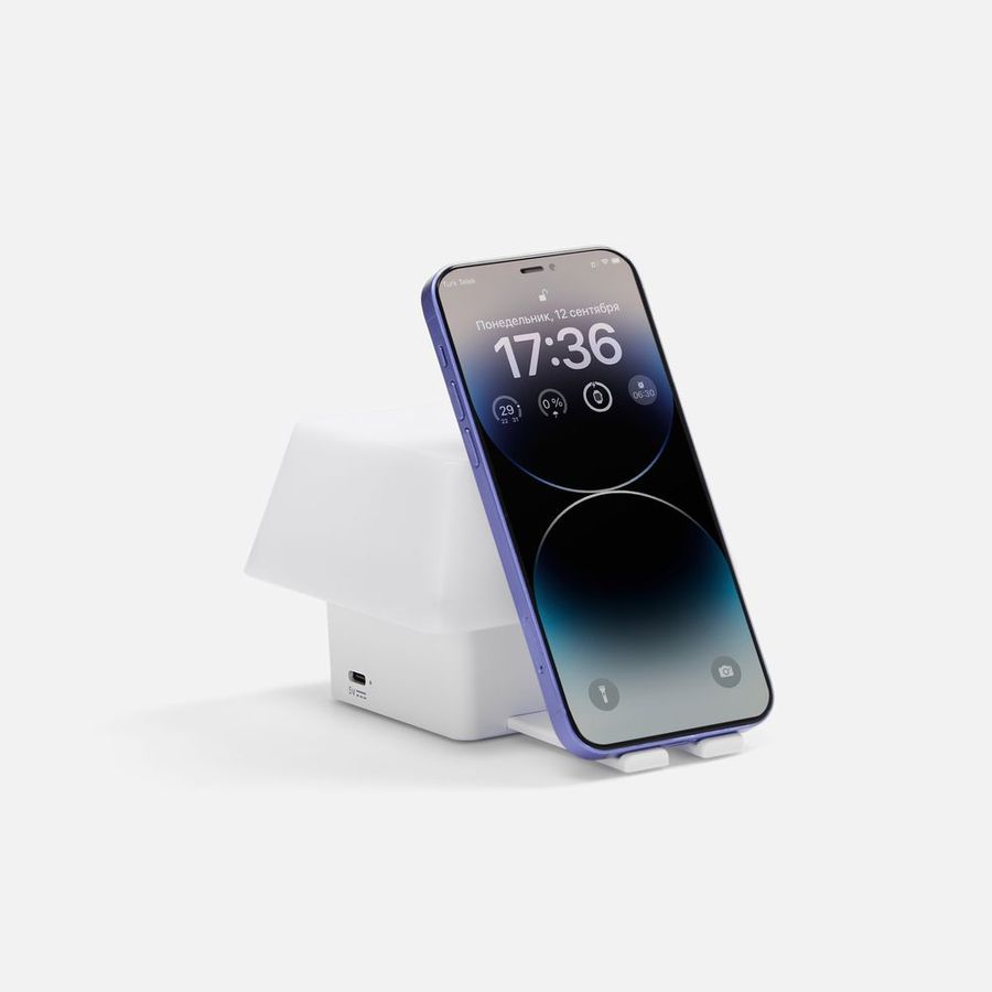 Светильник в виде клавиши клавиатуры Knoppi белый