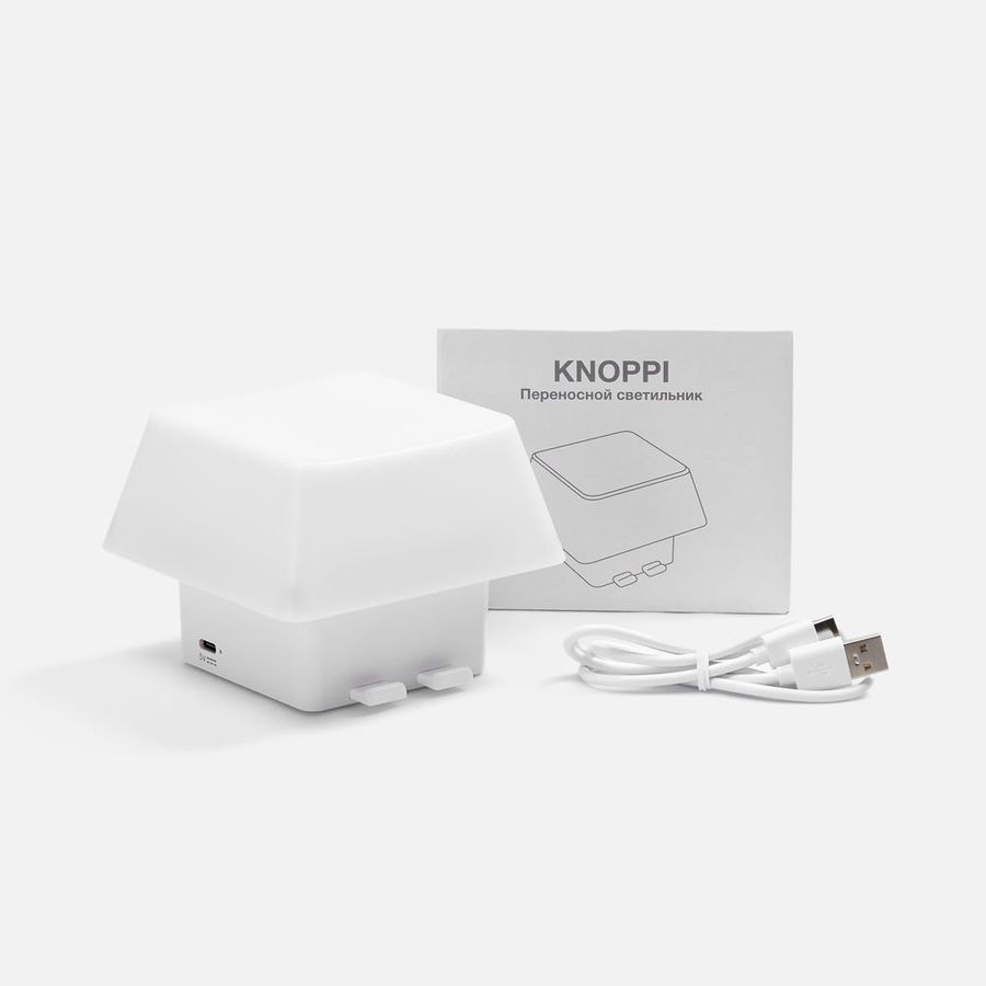 Светильник в виде клавиши клавиатуры Knoppi белый