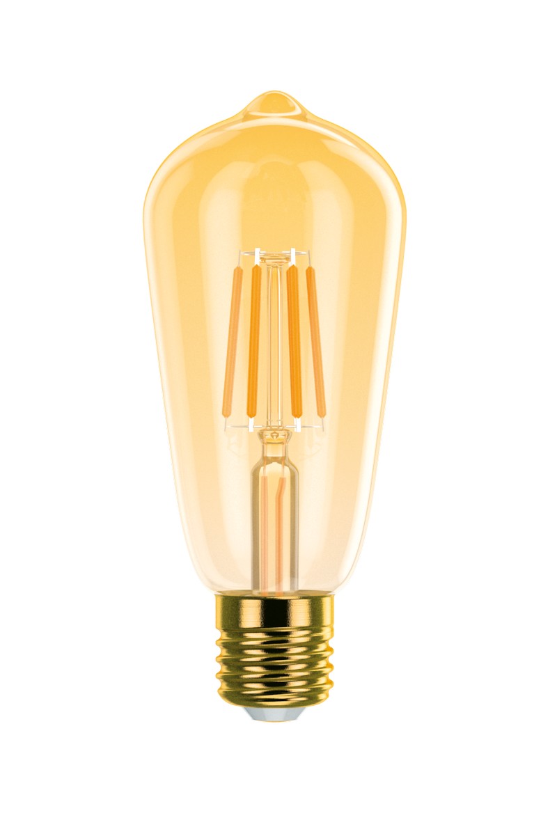 Лампа светодиодная ФОТОН LED FL ST64 6W E27 2200K, серия ДЕКОР