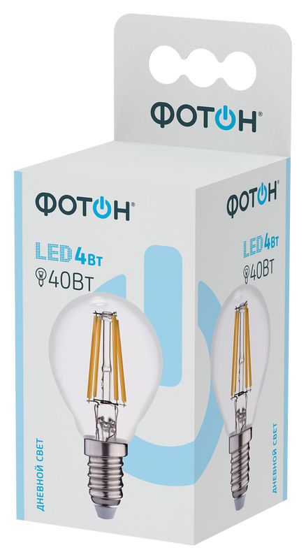 Лампа светодиодная ФОТОН LED FL P45 4W E14 4000K