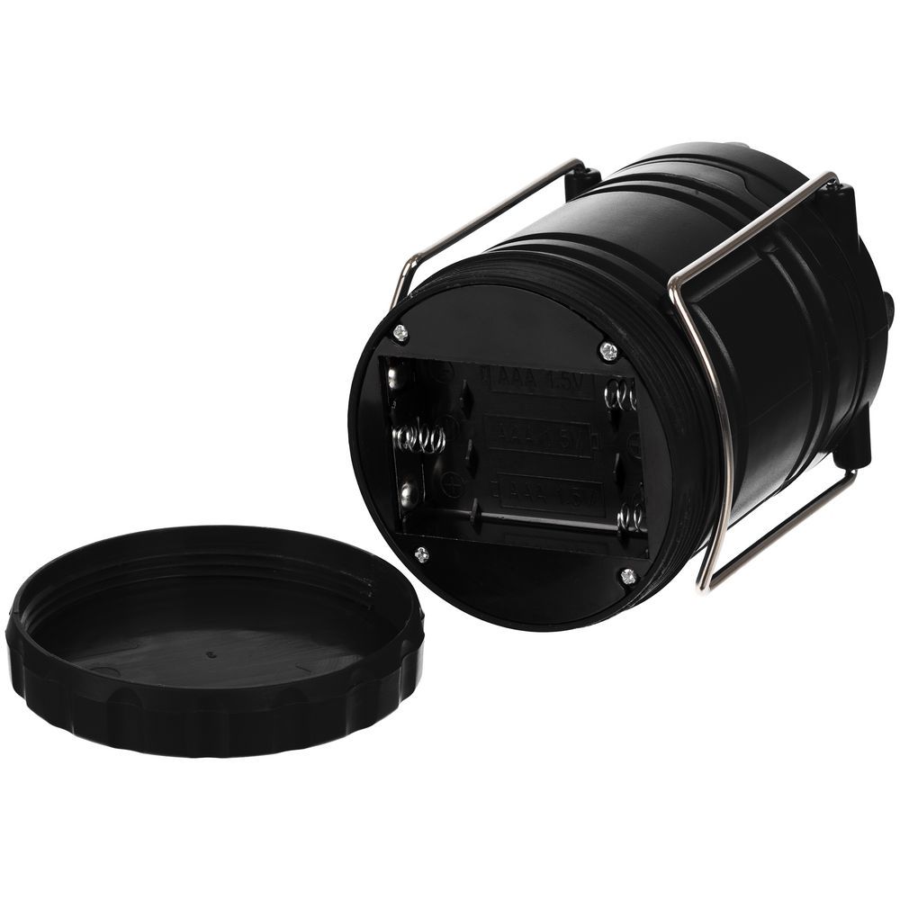 Кемпинговый фонарь с имитацией пламени Lindau Flame черный