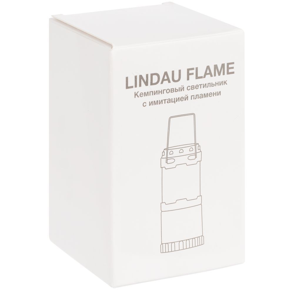 Кемпинговый фонарь с имитацией пламени Lindau Flame черный