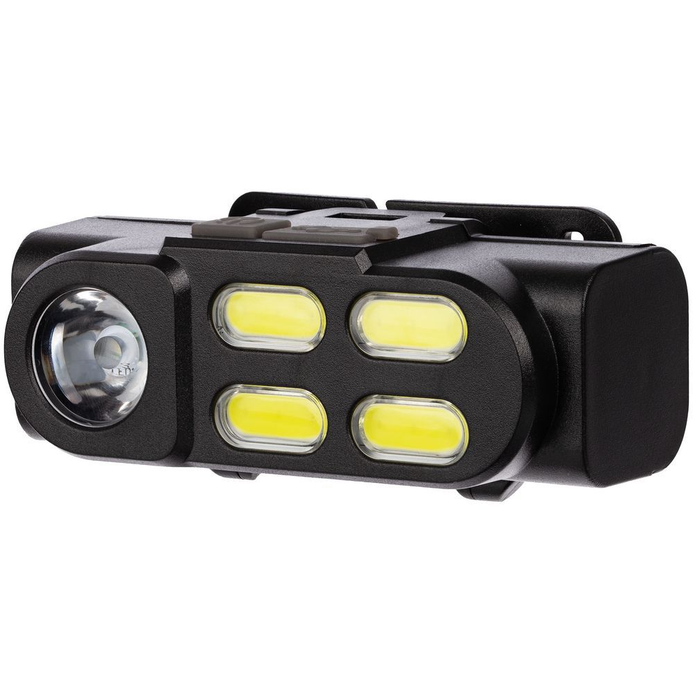 Налобный фонарик аккумуляторный Alnes черный