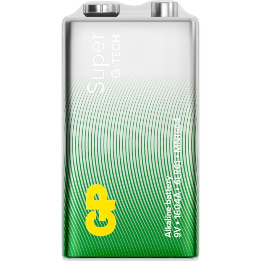 Батарейка GP Super эконом 9V/6LR61/Крона алкалиновая уп/1