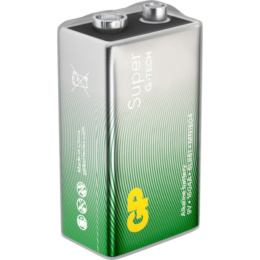 Батарейка GP Super эконом 9V/6LR61/Крона алкалиновая уп/1
