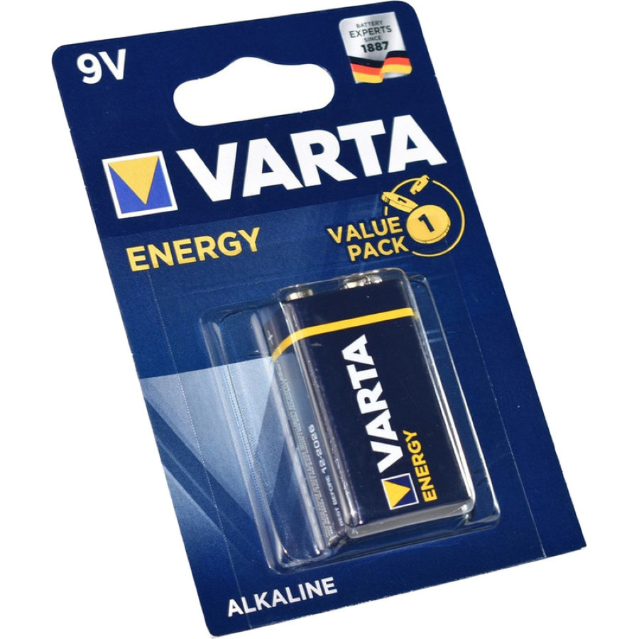 Батарейка 6LR61 крона Varta Energy (4122229411)