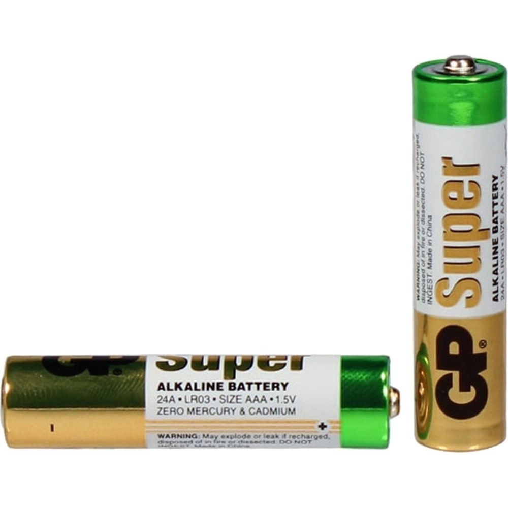 Батарейка GP Super AAA/LR03/24A алкалиновая 2шт/блистер