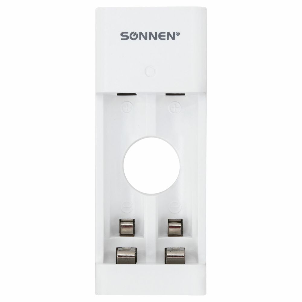Зарядное устройство с аккумуляторами 2 шт. AAA (HR03), 1000 mAh, SONNEN BC2, в блистере