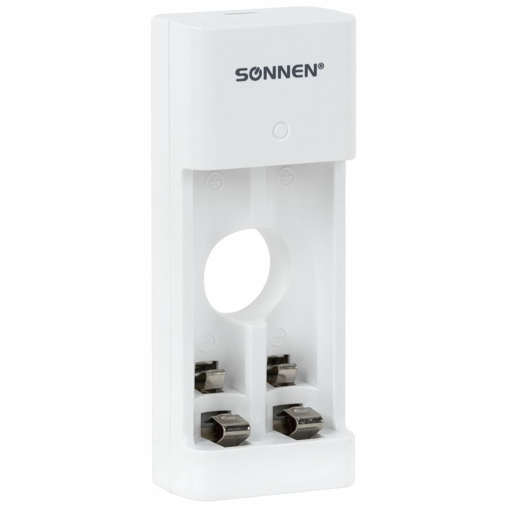 Зарядное устройство с аккумуляторами 4 шт. (2+2) AA+AAA (HR6+HR03), 2700 mAh + 1000 mAh, SONNEN BC2