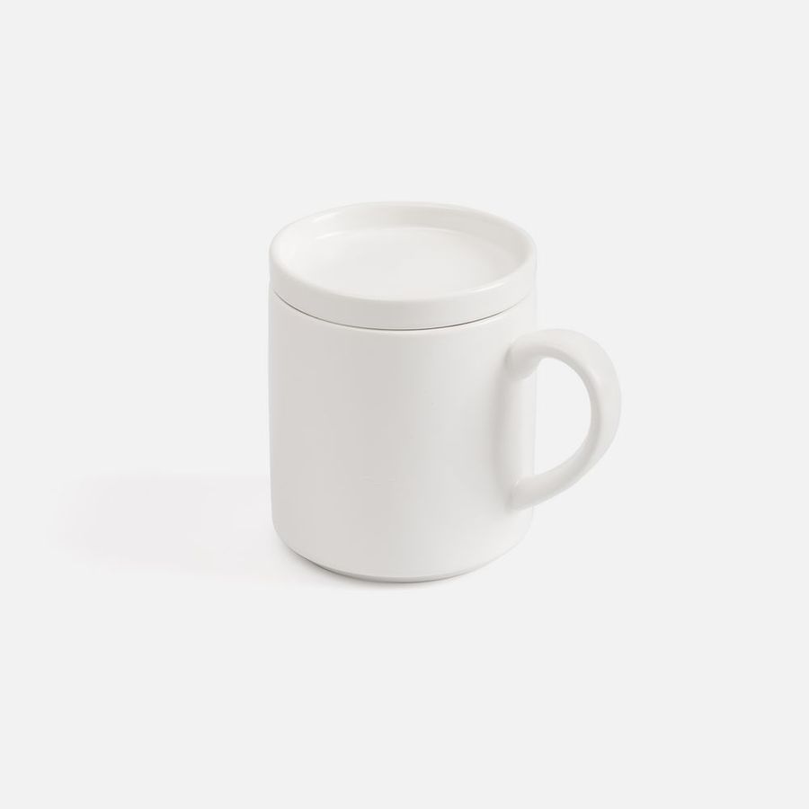 Беспроводное зарядное устройство с подогревом кружки Hot Task белое