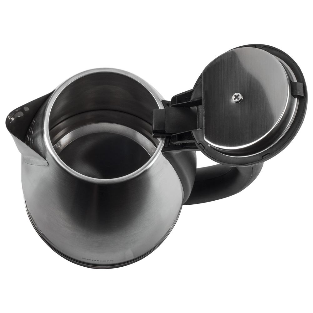 Чайник SONNEN KT-118, 1,8 л, 1500 Вт, закрытый нагревательный элемент, нержавеющая сталь, серебристый