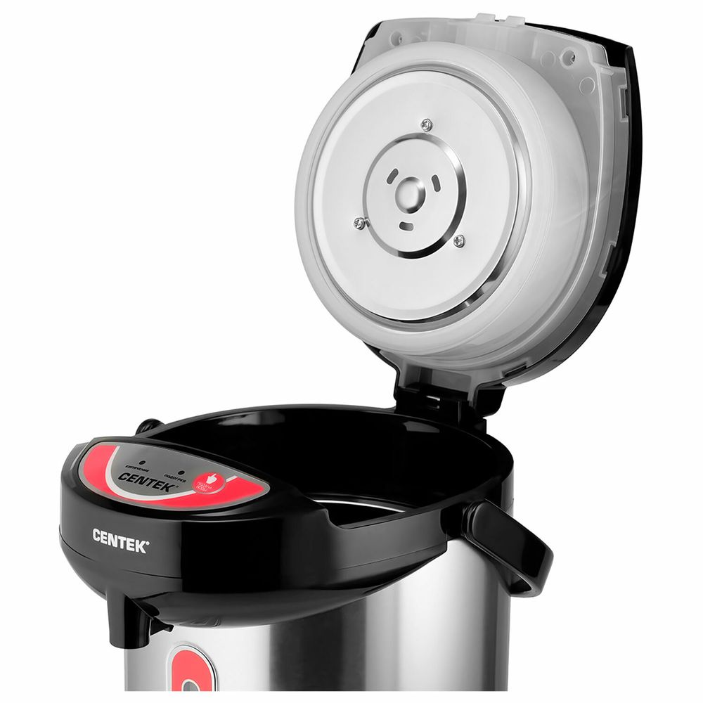 Термопот на 3 литра 3 режима подачи воды CENTEK CT-0080, 750 Вт, 1 температурный режим, пластик/сталь, черный