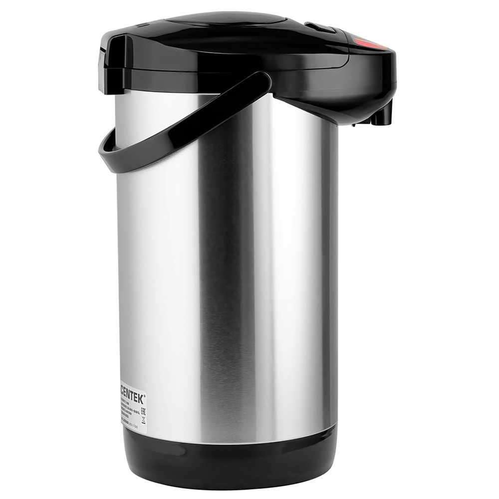 Термопот на 3 литра 3 режима подачи воды CENTEK CT-0080, 750 Вт, 1 температурный режим, пластик/сталь, черный
