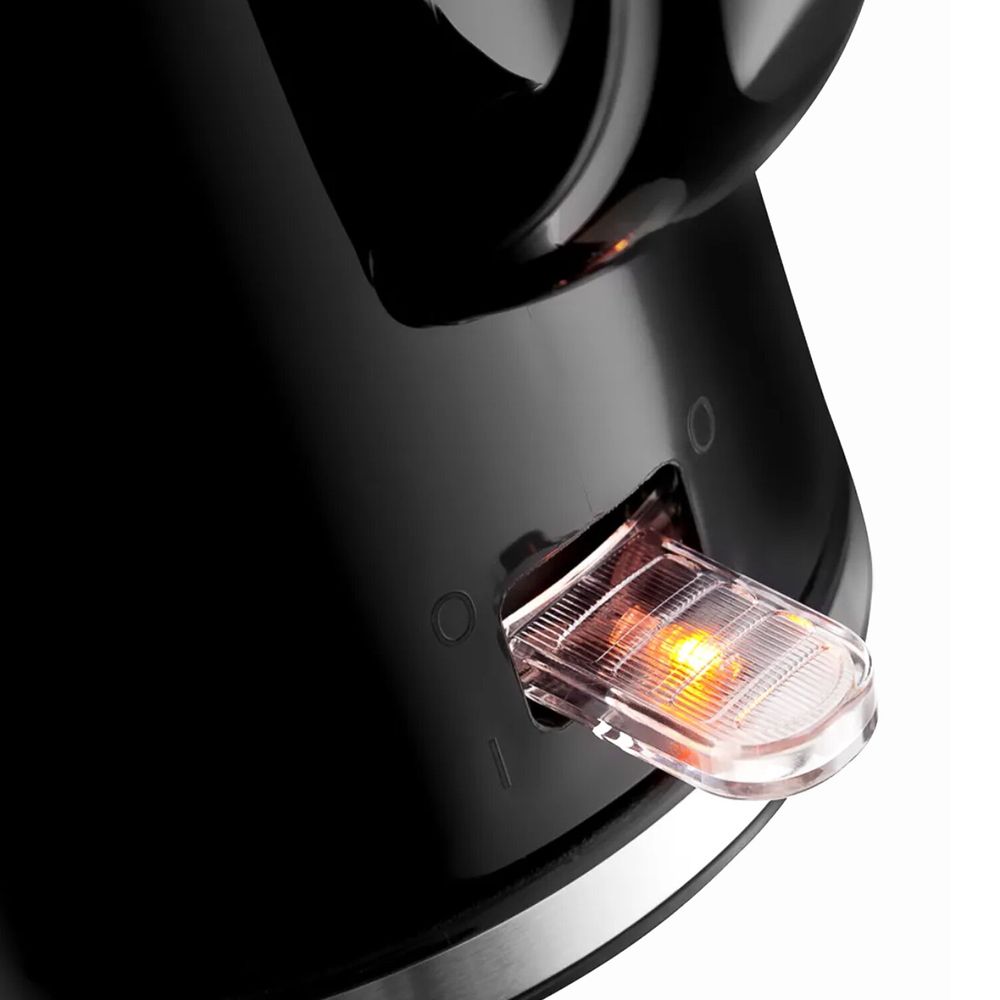 Чайник BRAYER BR1032, 1,7 л, 2200 Вт, закрытый нагревательный элемент, автоотключение, пластик, черный