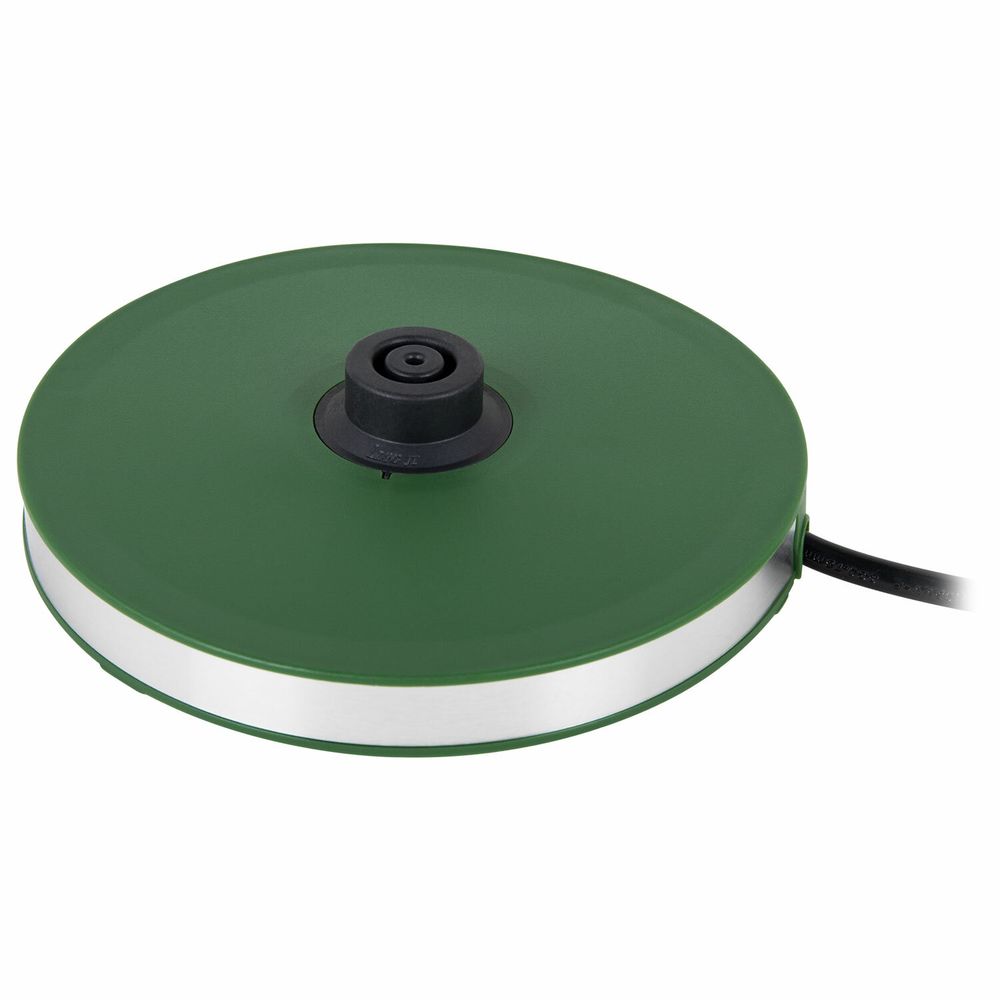 Чайник с терморегулятором и дисплеем, ДВОЙНЫЕ СТЕНКИ, SONNEN KT-8723EG, 1,7 л, 2200 Вт, изумрудный