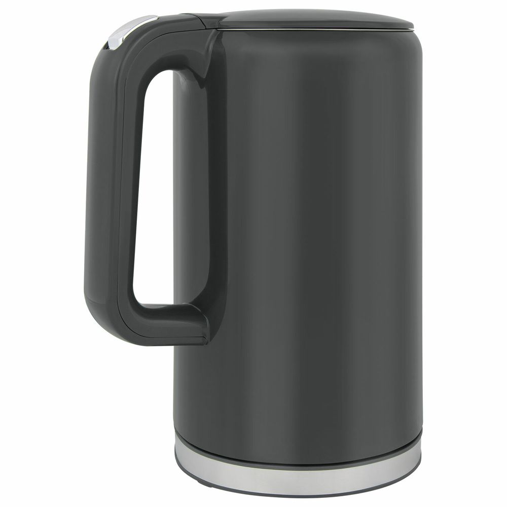 Чайник с терморегулятором и дисплеем, ДВОЙНЫЕ СТЕНКИ, SONNEN KT-8723G, 1,7 л, 2200 Вт, серый