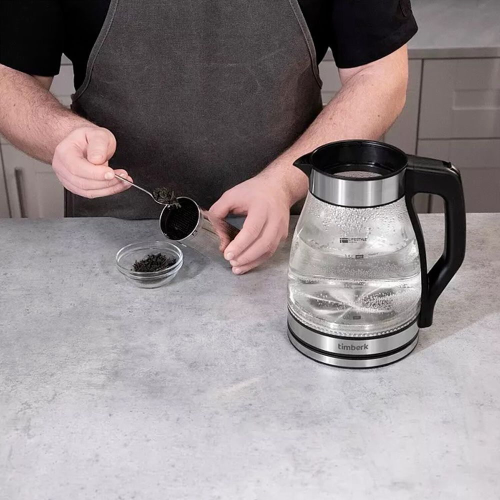 Чайник со съемным заварником TIMBERK T-EK27G02, 1,5 л